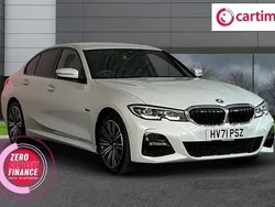 White Used 2021 BMW 330e M Sport Sedan | £23,499 (Fair price)