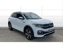 White Used 2022 VW T-Cross R-line SUV | £18,502 (Fair price)