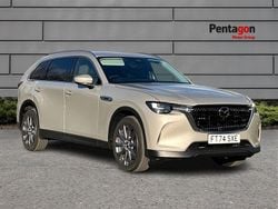 Silver Used 2025 Mazda CX-80 Exclusive-Line SUV | £39,995 (Fair price)