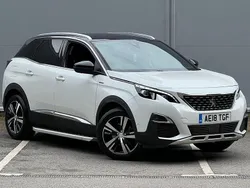 White Used 2018 Peugeot 3008 GT-line Hatchback | £10,995