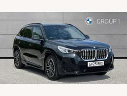 Black sapphire metallic paint New 2025 BMW X1 M Sport SUV | £41,995 (Fair price)