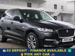Black Used 2019 Jaguar F-Pace R-Sport SUV | £16,499 (Fair price)