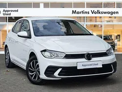 White Used 2021 VW Polo Life Hatchback | £14,995 (Fair price)