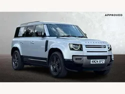 Hakuba silver Used 2024 Land Rover Defender HSE Dynamic SUV | £65,495 (Super price)