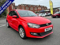 Red Used 2014 VW Polo SEL Hatchback | £7,295 (Fair price)