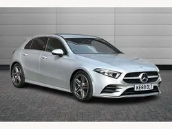 Iridium silver Used 2020 Mercedes A200 AMG line Hatchback | £16,950 (Fair price)