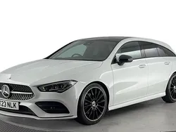 White Used 2023 Mercedes CLA200 AMG Line Premium Plus Estate | £25,170 (Fair price)