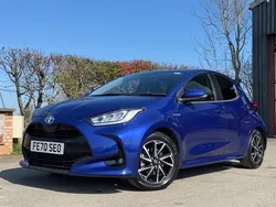 Blue Used 2020 Toyota Yaris Design Hatchback | £13,999 (A bit pricey)