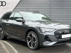 Grey Used 2021 Audi e-tron Black Edition SUV | £23,156 (Good price)