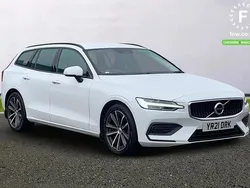 White Used 2021 Volvo V60 Momentum Estate | £18,599 (Fair price)