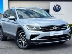 Silver Used 2021 VW Tiguan Elegance SUV | £22,599 (Good price)