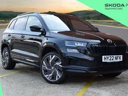 Black Used 2022 Skoda Karoq SportLine SUV | £24,900 (Fair price)