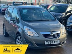 Grey Used 2010 Vauxhall Meriva MPV | £1,975 (Good price)
