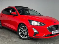 Red Used 2020 Ford Focus Titanium X Hatchback | £9,250 (Fair price)