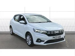 White Used 2023 Dacia Sandero Expression Hatchback | £11,284 (Good price)