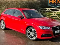 Red Used 2014 Audi A3 Sportback S-Line Hatchback | £10,495 (Good price)