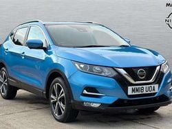 Blue Used 2018 Nissan Qashqai N-Connecta SUV | £9,419 (Good price)