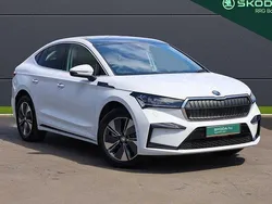 White New 2025 Skoda Enyaq iV SUV | £31,995 (Fair price)