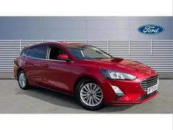 Red Used 2021 Ford Focus Titanium Estate | £15,200 (Fair price)