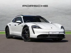 White Used 2023 Porsche Taycan Cross Turismo Sedan | £64,790 (Expensive)