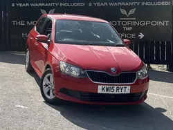 Red Used 2015 Skoda Fabia SE Hatchback | £5,395 (A bit pricey)