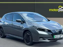 Gun metal metallic Used 2022 Nissan Leaf 360º Hatchback | £11,500 (Good price)
