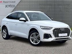 White Used 2022 Audi Q5 Sportback S-Line SUV | £33,186 (Good price)