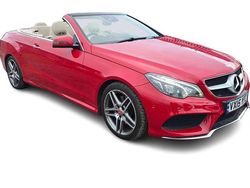 Red Used 2015 Mercedes E220 AMG Line Premium Cabriolet | £10,950 (Fair price)