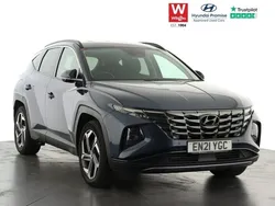 Blue Used 2021 Hyundai Tucson Premium SUV | £21,099 (Fair price)