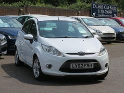 White Used 2012 Ford Fiesta Zetec Hatchback | £4,600 (Expensive)