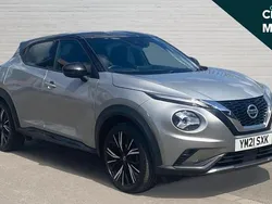 Silver Used 2021 Nissan Juke Tekna+ SUV | £15,977 (Fair price)