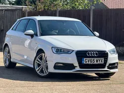 White Used 2016 Audi A3 Sportback S-Line Hatchback | £12,650 (Good price)