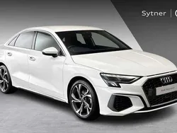 White Used 2022 Audi A3 S-Line Sedan | £22,500 (A bit pricey)