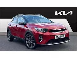 Red Used 2022 Kia Stonic 4 SUV | £15,321 (Fair price)