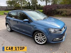 Blue Used 2014 VW Polo SEL Hatchback | £5,690 (Fair price)