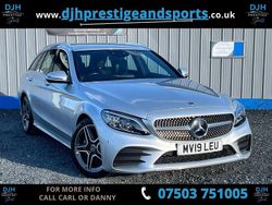 Silver Used 2019 Mercedes C200 AMG Line Premium Estate | £11,788 (Good price)