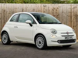 White Used 2022 Fiat 500 Dolcevita Hatchback | £9,913 (Fair price)
