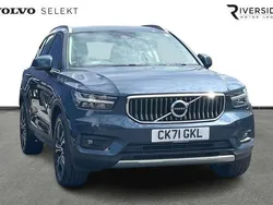 Denim blue Used 2021 Volvo XC40 Inscription SUV | £24,425 (Fair price)
