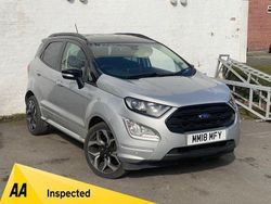 Silver Used 2018 Ford Ecosport ST-Line SUV | £8,200 (Good price)