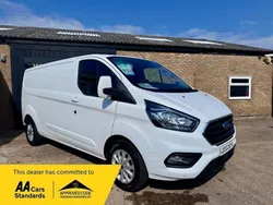 White Used 2022 Ford Transit Custom Limited Van | £15,200 (Fair price)