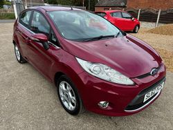 Red Used 2012 Ford Fiesta Zetec Hatchback | £5,495 (A bit pricey)