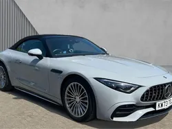 Manufaktur alpine grey solid Used 2024 Mercedes SL43 AMG Premium Plus Cabriolet | £76,653