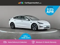 White Used 2021 Tesla Model 3 Long Range AWD Sedan | £20,397 (A bit pricey)