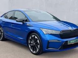 Blue Used 2023 Skoda Enyaq iV SportlinePlus SUV | £27,600 (Fair price)