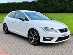 White Used 2014 Seat Leon FR Hatchback | £8,850 (A bit pricey)