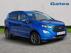 Blue Used 2022 Ford Ecosport ST-Line SUV | £14,299 (A bit pricey)