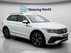 White Used 2021 VW Tiguan R-line SUV | £23,596 (Fair price)