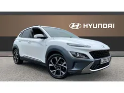 White Used 2022 Hyundai Kona Premium SUV | £13,898 (Fair price)