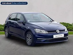 Blue Used 2018 VW Golf VII SE Hatchback | £9,999 (Fair price)