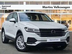 White Used 2021 VW Touareg SE SUV | £27,995 (Good price)